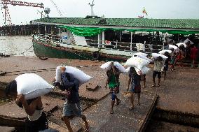 MYANMAR-YANGON-AGRICULTURAL EXPORT-DECLINE