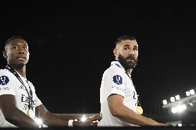 UEFA Super Cup football match Real Madrid vs Eintracht Frankfurt