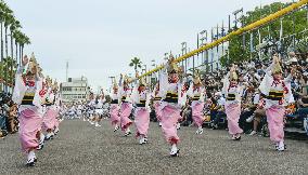 Awa dance festival in Tokushima, Japan