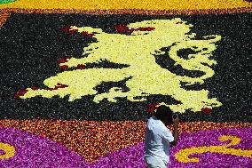 BELGIUM-BRUSSELS-FLOWER CARPET