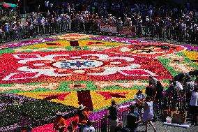 BELGIUM-BRUSSELS-FLOWER CARPET