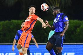 (SP)CHINA-HAIKOU-FOOTBALL-CSL-SHANDONG TAISHAN VS CANGZHOU MIGHTY LIONS (CN)