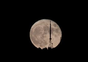 CYPRUS-TROODOS MOUNTAINS-FULL MOON