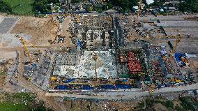 CHINA-GUANGXI-YULIN-HIGH-SPEED RAILWAY STATION-CONSTRUCTION (CN)