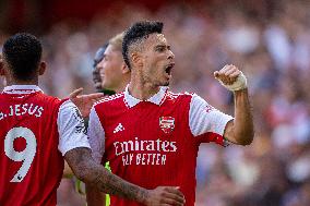 (SP)BRITAIN-LONDON-FOOTBALL-PREMIER LEAGUE-ARSENAL VS LEICESTER CITY