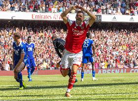 (SP)BRITAIN-LONDON-FOOTBALL-PREMIER LEAGUE-ARSENAL VS LEICESTER CITY