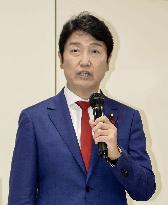 Japan Innovation Party leadership candidate Adachi