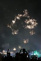 PAKISTAN-ISLAMABAD-INDEPENDENCE DAY-FIREWORKS