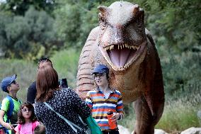 MIDEAST-JERUSALEM-MODEL DINOSAURS-EXHIBITION