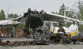 Destroyed biggest aircraft Antonov