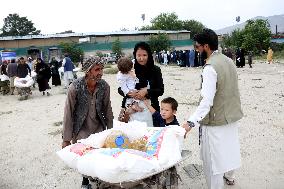 AFGHANISTAN-KABUL-FOOD AID
