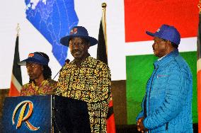 KENYA-NAIROBI-OPPOSITION LEADER-RAILA ODINGA-PRESIDENTIAL RESULTS-REJECT