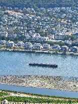 GERMANY-RIVER RHINE-WATER LEVEL