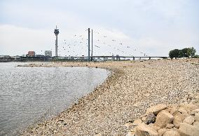 GERMANY-RIVER RHINE-WATER LEVEL