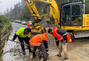 NEW ZEALAND-SOUTH ISLAND-FLOOD