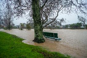 NEW ZEALAND-SOUTH ISLAND-FLOOD