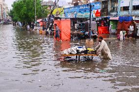 PAKISTAN-HYDERABAD-FLOODS