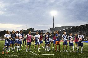 UEFA European League Playoff Round football match HJK vs Silkeborg IF