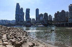 CHINA-CHONGQING-JIALING RIVER-WATER LEVEL (CN)