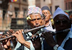 NEPAL-BHAKTAPUR-KRISHNA JANMASHTAMI FESTIVAL