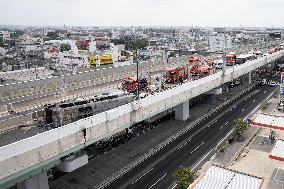 Expressway accident in central Japan