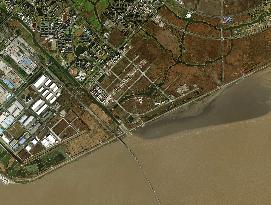 CHINA-SHANGHAI-LINGANG NEW AREA-REMOTE SENSING IMAGES (CN)