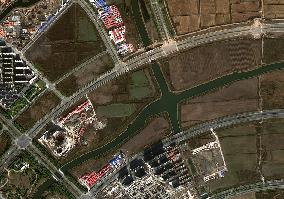 CHINA-SHANGHAI-LINGANG NEW AREA-REMOTE SENSING IMAGES (CN)