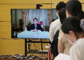 Japan PM Kishida resumes duties