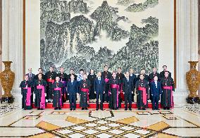CHINA-BEIJING-WANG YANG-CHINESE CATHOLIC LEADERS-MEETING (CN)