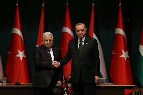 TÜRKIYE-ANKARA-ERDOGAN-PALESTINIAN PRESIDENT-VISIT