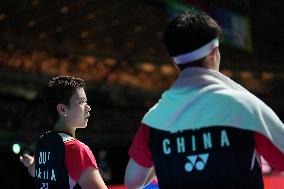 (SP)JAPAN-TOKYO-BADMINTON-WORLD CHAMPIONSHIPS-WOMEN'S DOUBLES