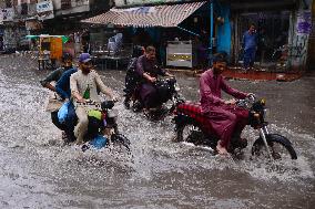 PAKISTAN-HYDERABAD-FLOODS