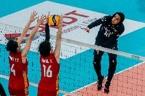 (SP)THE PHILIPPINES-PASIG CITY-VOLLEYBALL-AVC CUP-WOMEN-CHINA VS IRAN