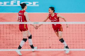 (SP)THE PHILIPPINES-PASIG CITY-VOLLEYBALL-AVC CUP-WOMEN-CHINA VS IRAN