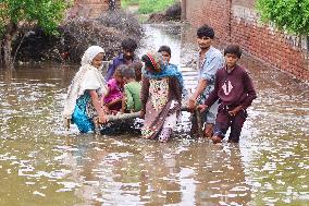 PAKISTAN-TANDO ALLAHYAR-FLOODS