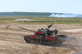 RUSSIA-MOSCOW-TANK BIATHLON-CHINESE TEAM