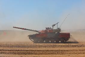 RUSSIA-MOSCOW-TANK BIATHLON-CHINESE TEAM