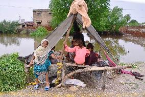 PAKISTAN-TANDO ALLAHYAR-FLOODS