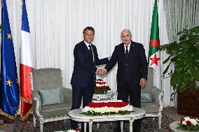 ALGERIA-ALGIERS-FRANCE-PRESIDENT-VISIT