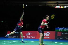 (SP)JAPAN-TOKYO-BADMINTON-WORLD CHAMPIONSHIPS-WOMEN'S DOUBLES-QUARTERFINALS