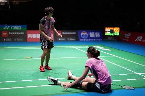 (SP)JAPAN-TOKYO-BADMINTON-WORLD CHAMPIONSHIPS-WOMEN'S DOUBLES-QUARTERFINALS