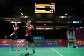 (SP)JAPAN-TOKYO-BADMINTON-WORLD CHAMPIONSHIPS-WOMEN'S DOUBLES-QUARTERFINALS