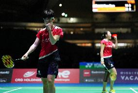 (SP)JAPAN-TOKYO-BADMINTON-WORLD CHAMPIONSHIPS-WOMEN'S DOUBLES-QUARTERFINALS