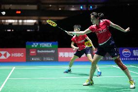 (SP)JAPAN-TOKYO-BADMINTON-WORLD CHAMPIONSHIPS-WOMEN'S DOUBLES-QUARTERFINALS