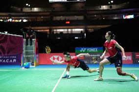 (SP)JAPAN-TOKYO-BADMINTON-WORLD CHAMPIONSHIPS-WOMEN'S DOUBLES-QUARTERFINALS