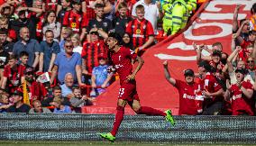 (SP)BRITAIN-LIVERPOOL-FOOTBALL-PREMIER LEAGUE-LIVERPOOL VS BOURNEMOUTH