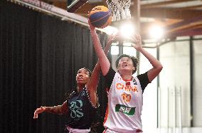 (SP)FRANCE-EAUBONNE-BASKETBALL-3X3 WOMEN