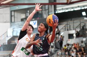 (SP)FRANCE-EAUBONNE-BASKETBALL-3X3 WOMEN