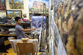 MYANMAR-YANGON-YOUNG ARTIST