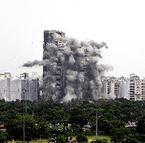 INDIA-NOIDA-TWIN TOWERS-DEMOLITION